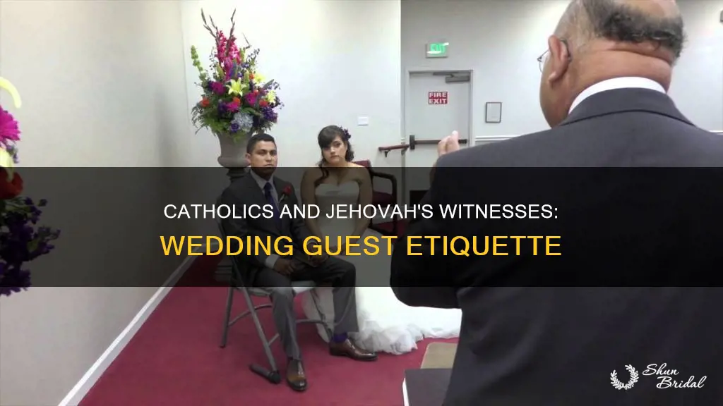 can jw work attend catholic wedding