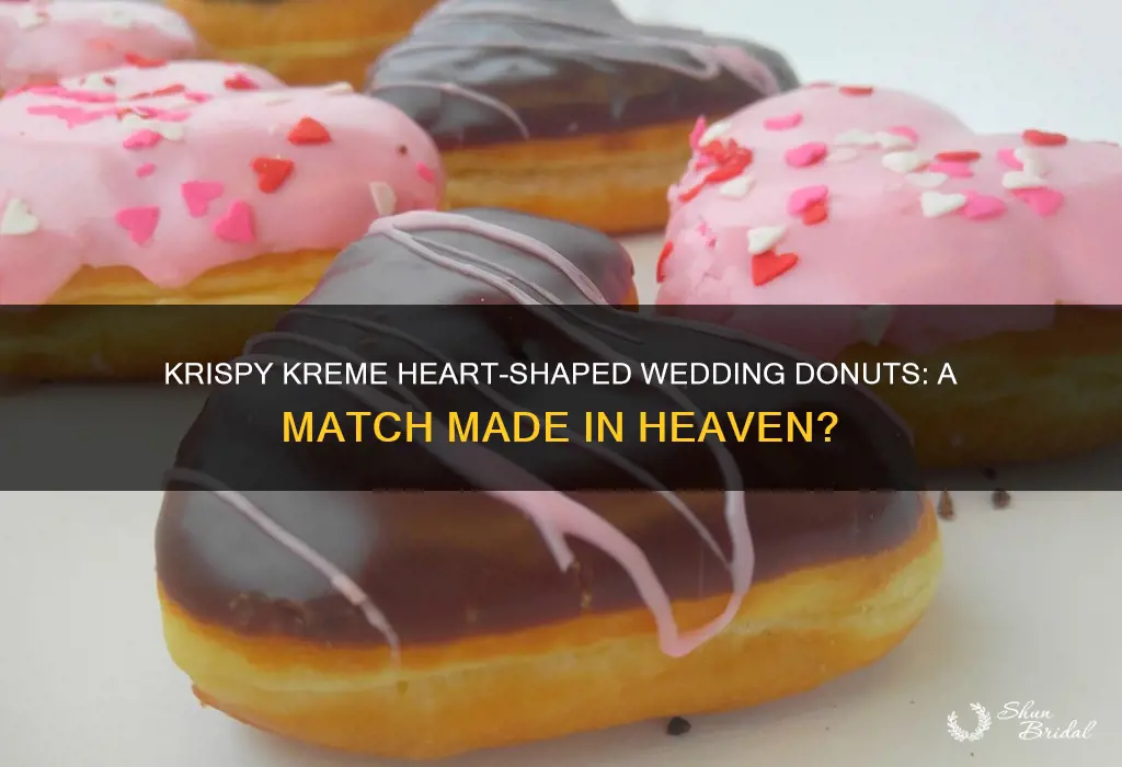 can krispy kreme make heart shaped donuts for wedding