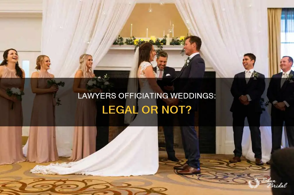 can lawyer officiate wedding