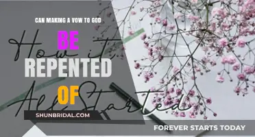 Can Broken Vows to God Be Forgiven Through Repentance?