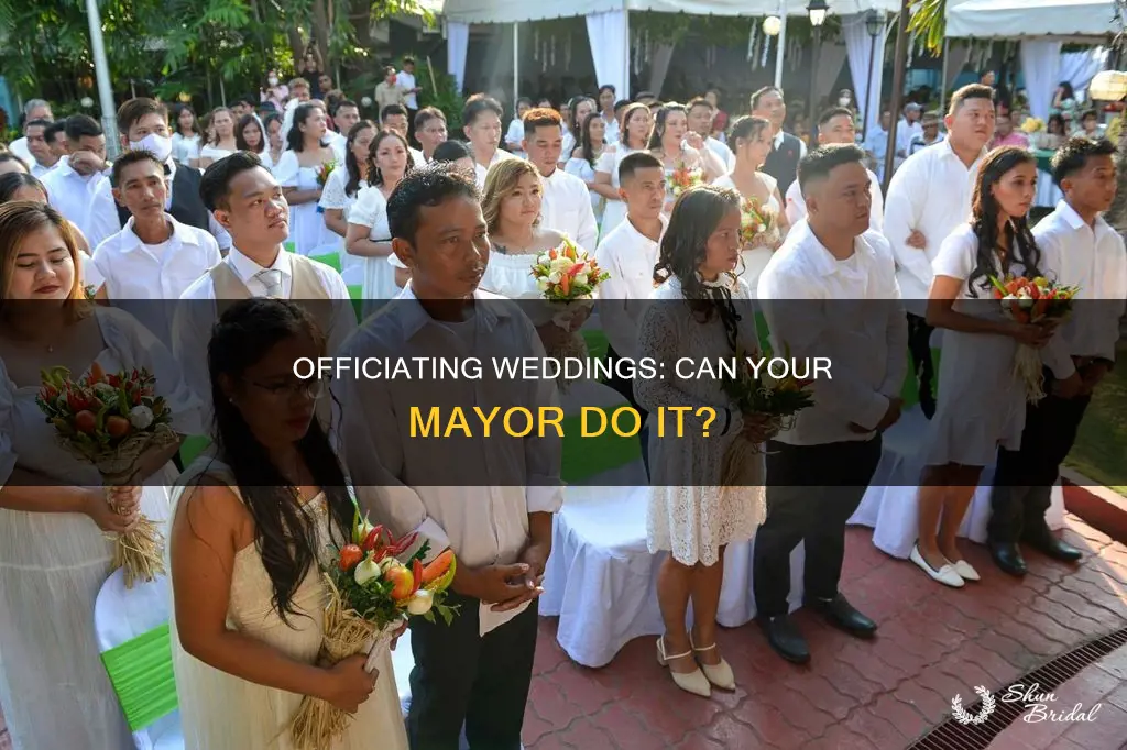 can mayor officiate wedding