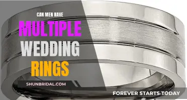 Men's Wedding Rings: Multiple Bands, Unique Expression