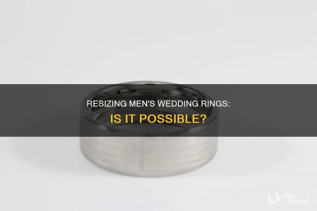 can mens wedding rings be resized