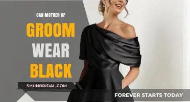 Elegance in Matrimony: Can the Mother of the Groom Wear Black?