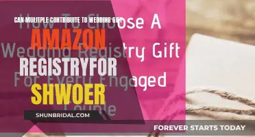 How Multiple Contributors Can Gift an Amazon Wedding Registry