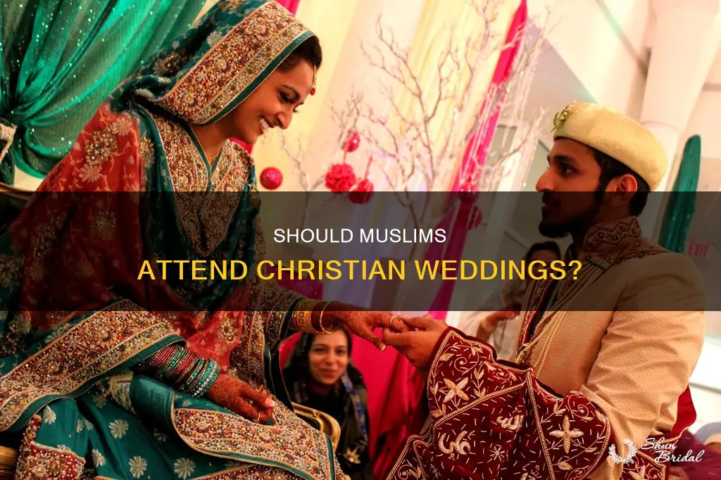 can muslim attend christian wedding