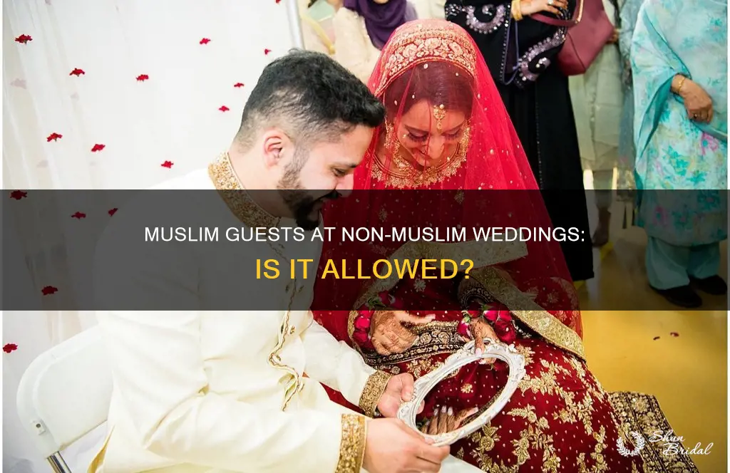 can muslim attend non muslim wedding