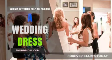 How to Include Your Beau in Wedding Dress Shopping