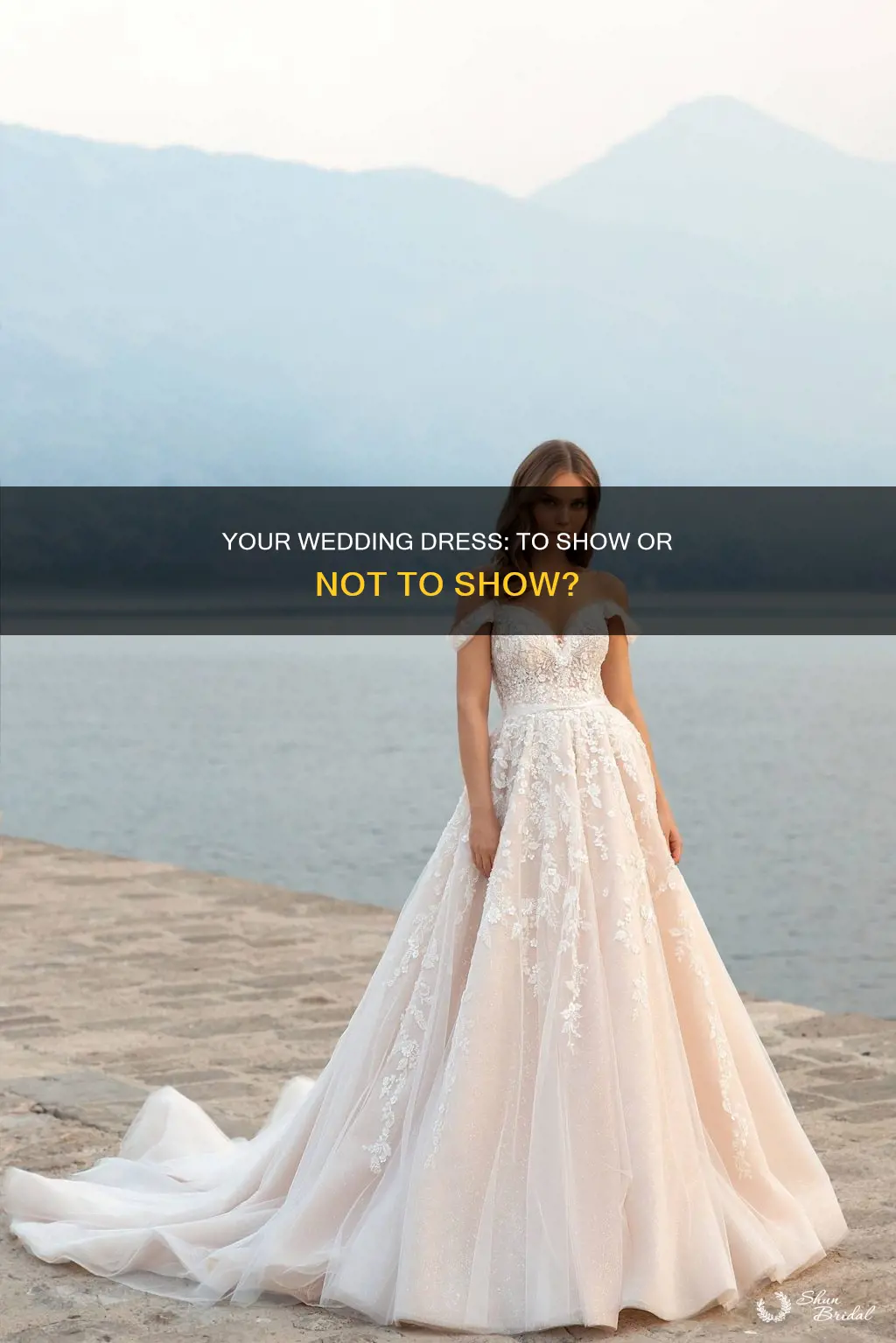 can my fiance see a picture of my wedding dress