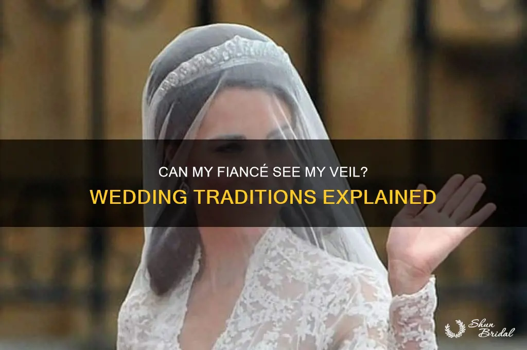 can my fiance see my veil