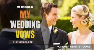 Friend-Written Wedding Vows: A Good Idea?