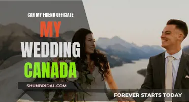 Friend Wedding Officiant: Legal in Canada?