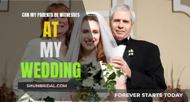 Witnessing Weddings: Can My Parents Be Witnesses?