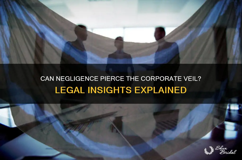 can neigligence pierce the corporate veil
