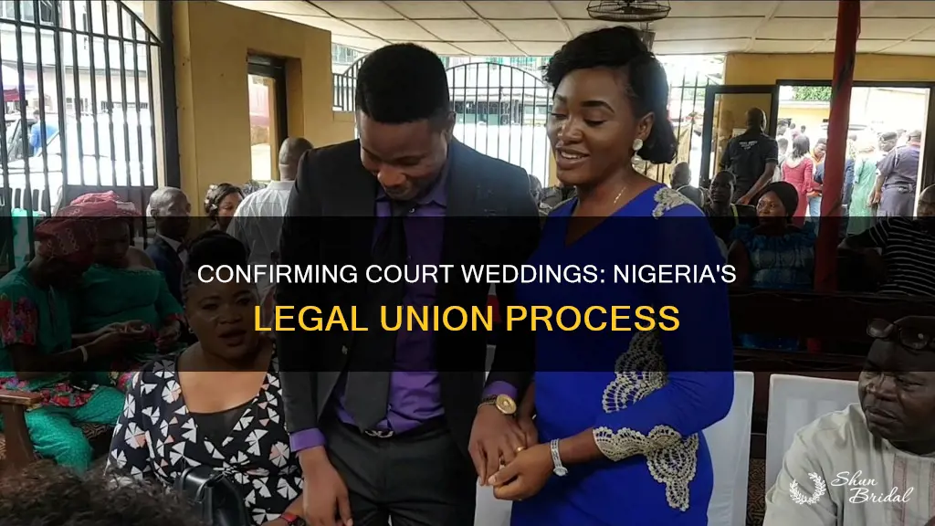 can nigeria court weddings be confirmed