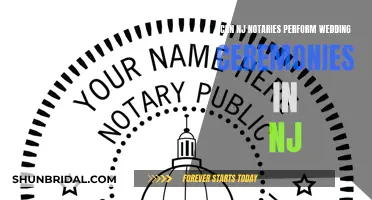 Notary Weddings: Can Notaries Officiate in New Jersey?