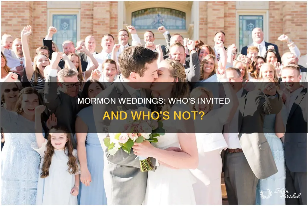 can non mormons goto lds wedding