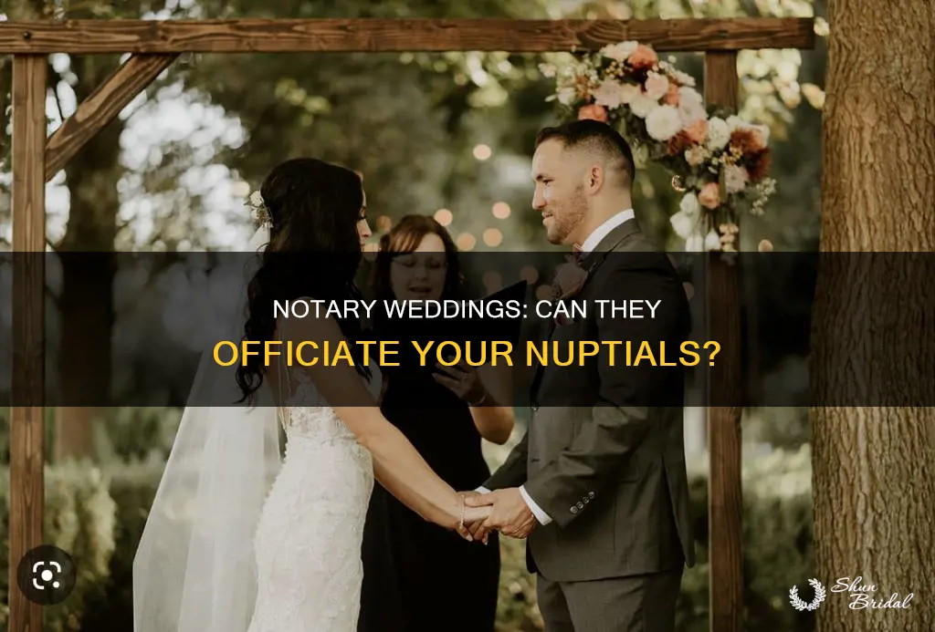 can notaries do weddings