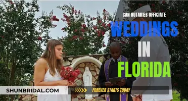 Notary Wedding Officiants in Florida: What's Allowed?