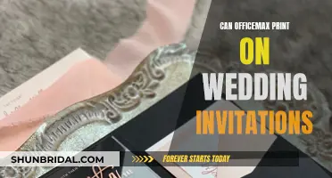 Officemax: Printing Your Dream Wedding Invitations?