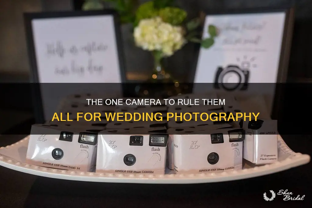 can only afford one camera for wedding