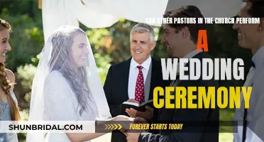 Who Can Perform a Wedding Ceremony in a Church?