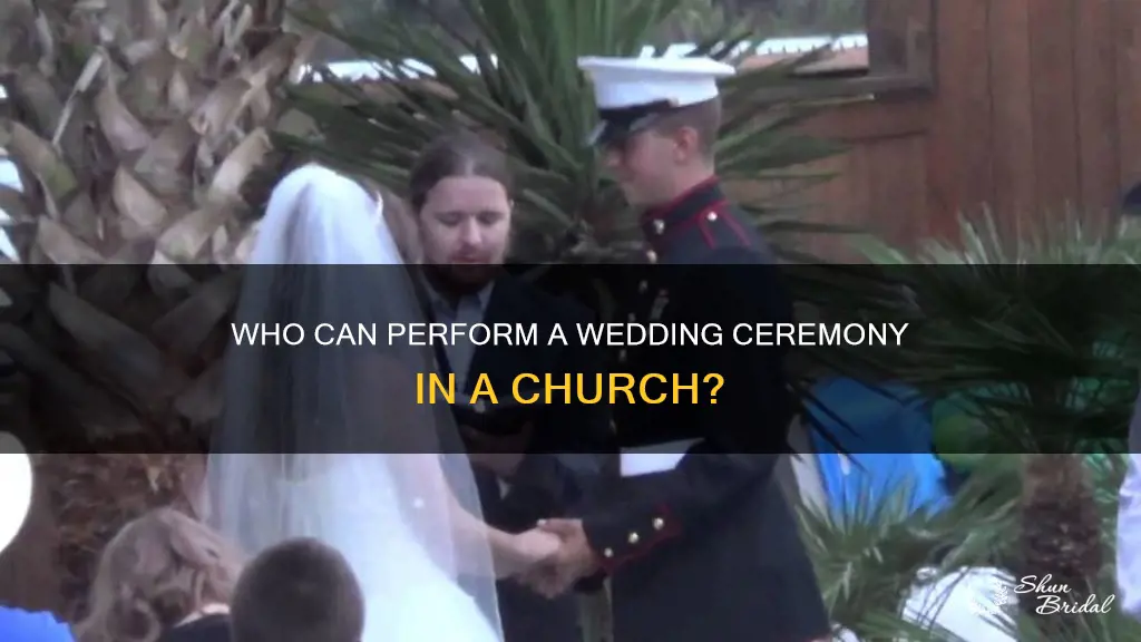 can other pastors in the church perform a wedding ceremony