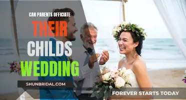 Officiating a Child's Wedding: Can Parents Do the Honors?