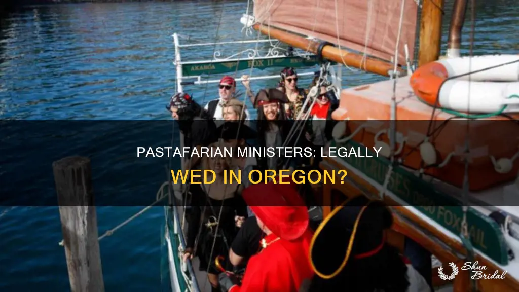 can pastafarian ministers perform weddings in Oregon