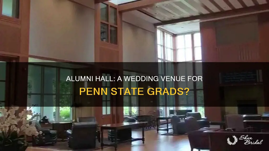 can penn state alumni hall be booked for weddings