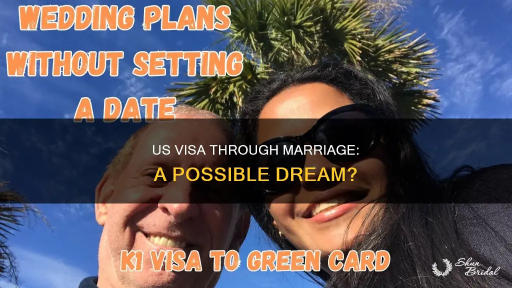 can people get us visa based on a wedding