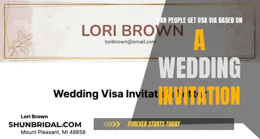 Invitation to a Wedding: A Pathway to USA Entry?