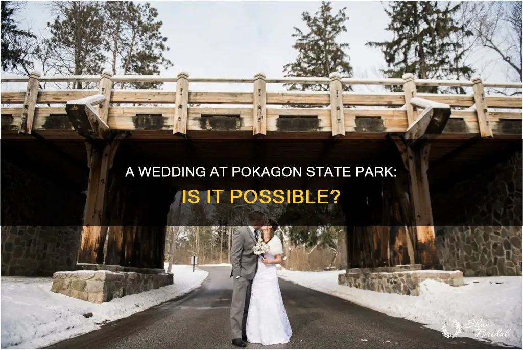 can pokagon state park host a wedding