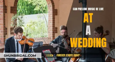 Prelude Music: Live Wedding Performances?