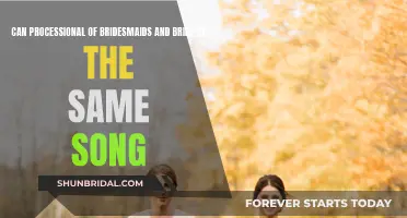 Processional Song for Bridesmaids and Bride: Same or Different?