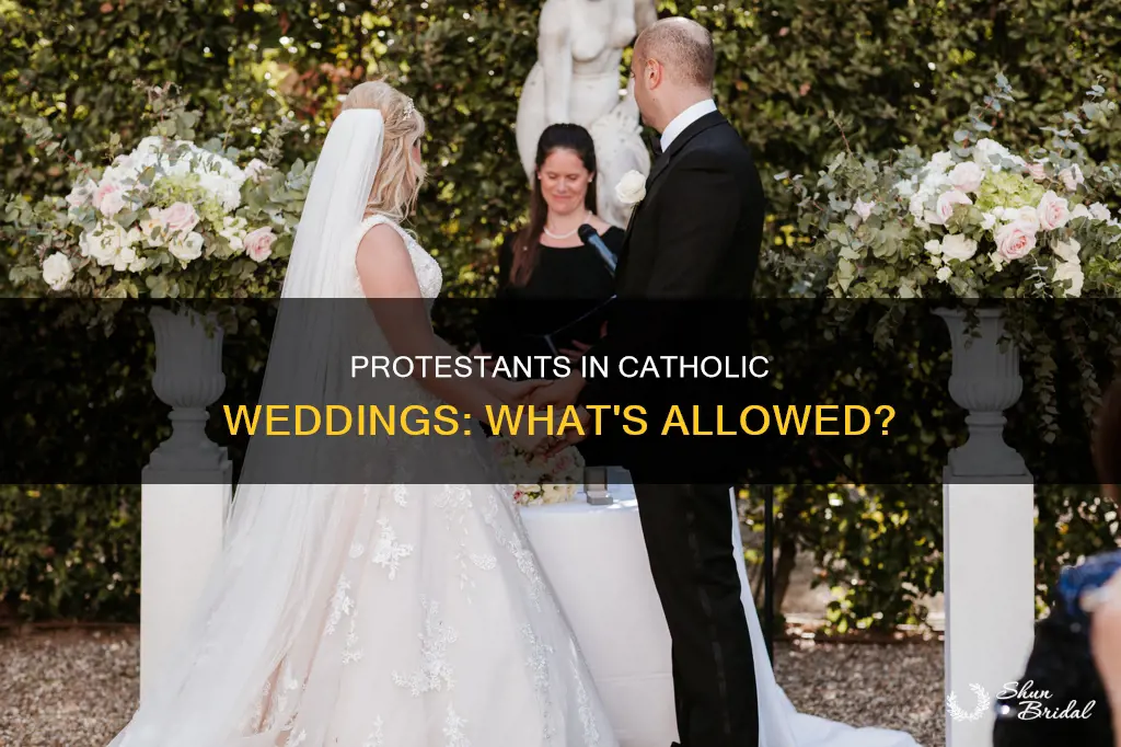 can protestants be in a catholic wedding