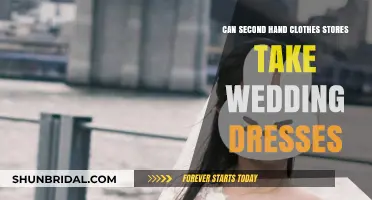 Second-Hand Stores: Wedding Dresses Wanted?