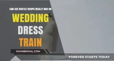 How to Avoid Bustle Hoops Showing on Your Wedding Dress Train