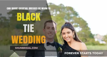 Short Cocktail Dresses: Black-Tie Wedding Appropriate?