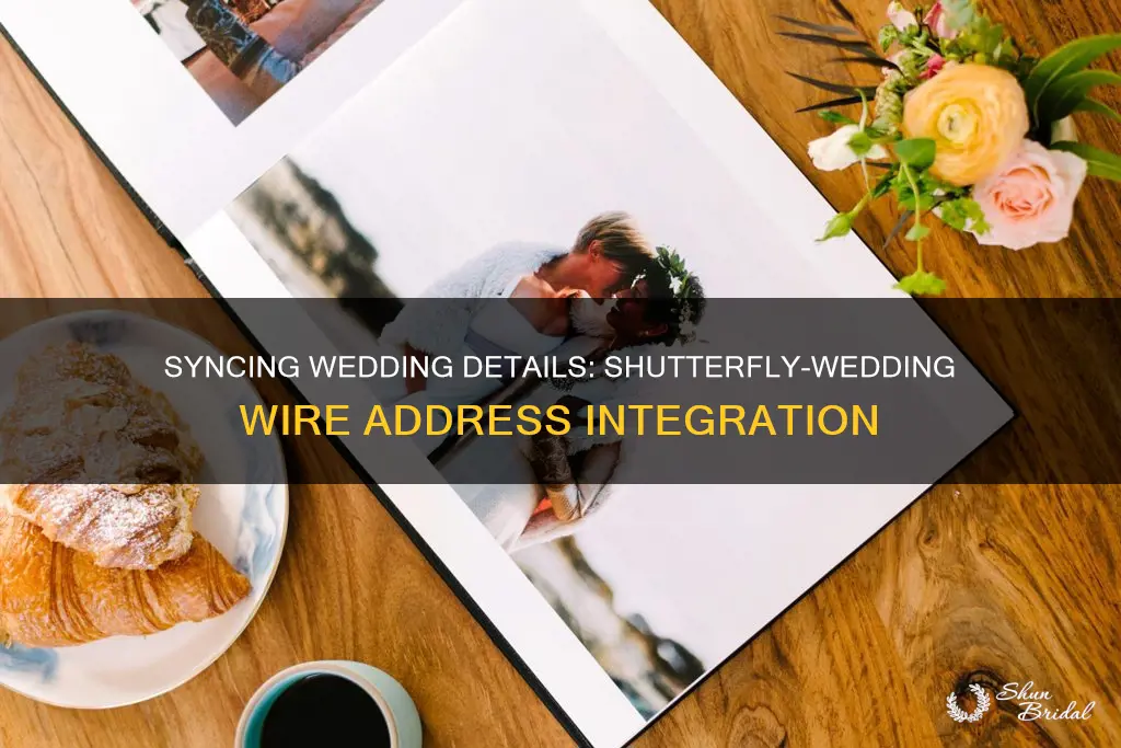 can shutterfly sync to wedding wire addresses