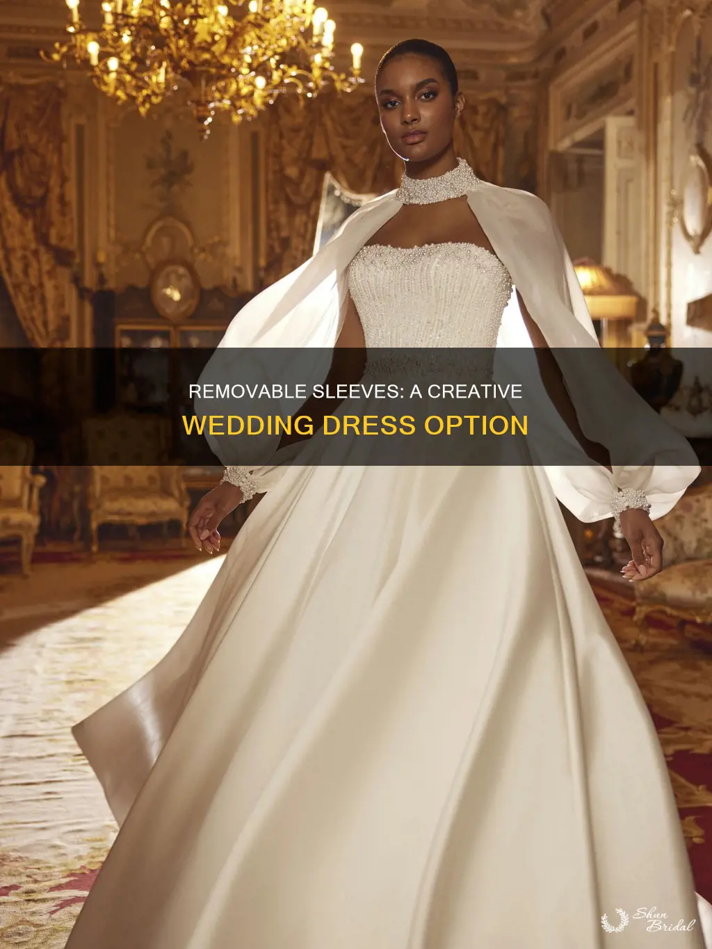 can some wedding dresses have removable sleeves
