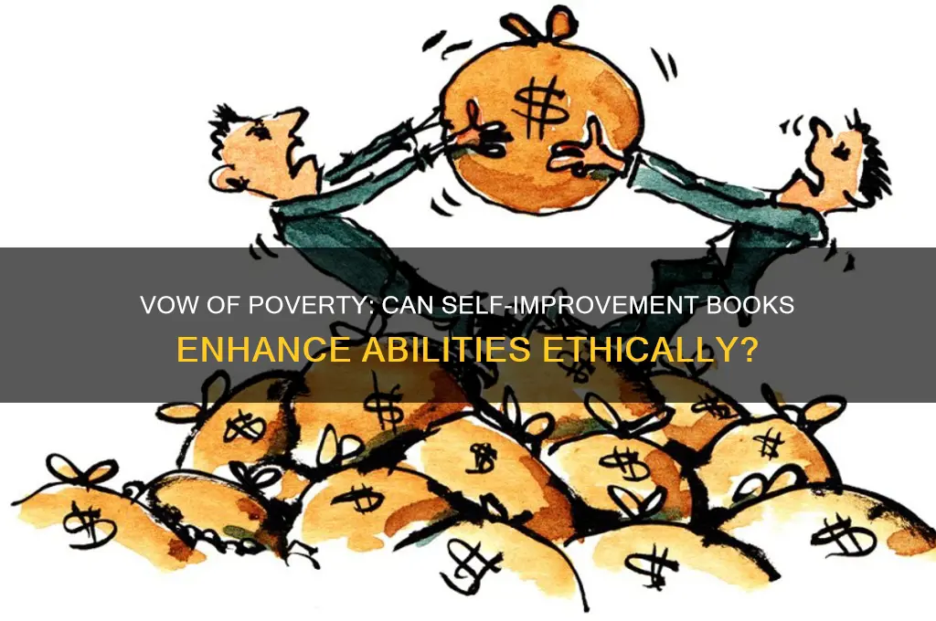 can somebody with vow of poverty use ability enhancement books
