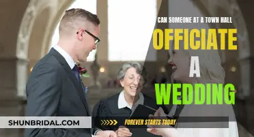 Town Hall Weddings: Who Can Officiate?