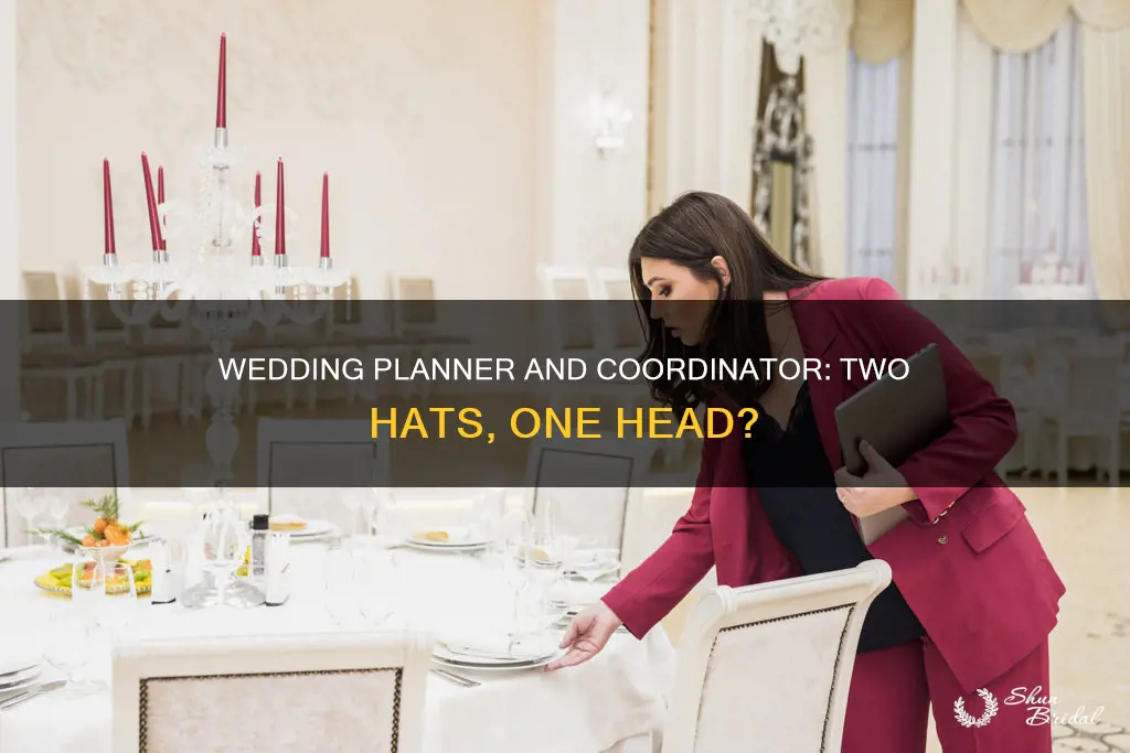 can someone be both a wedding planner and cordinator