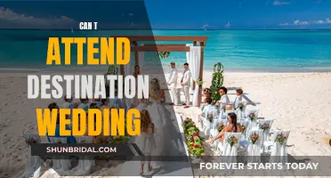 Destination Wedding? I Can't Make It!