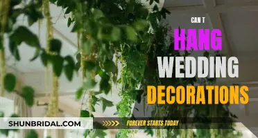 Hanging Wedding Decor: A Tricky Task for Couples