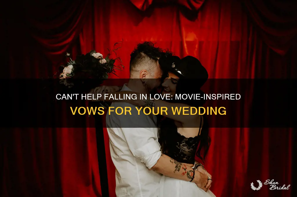 can t help falling in love movie vows