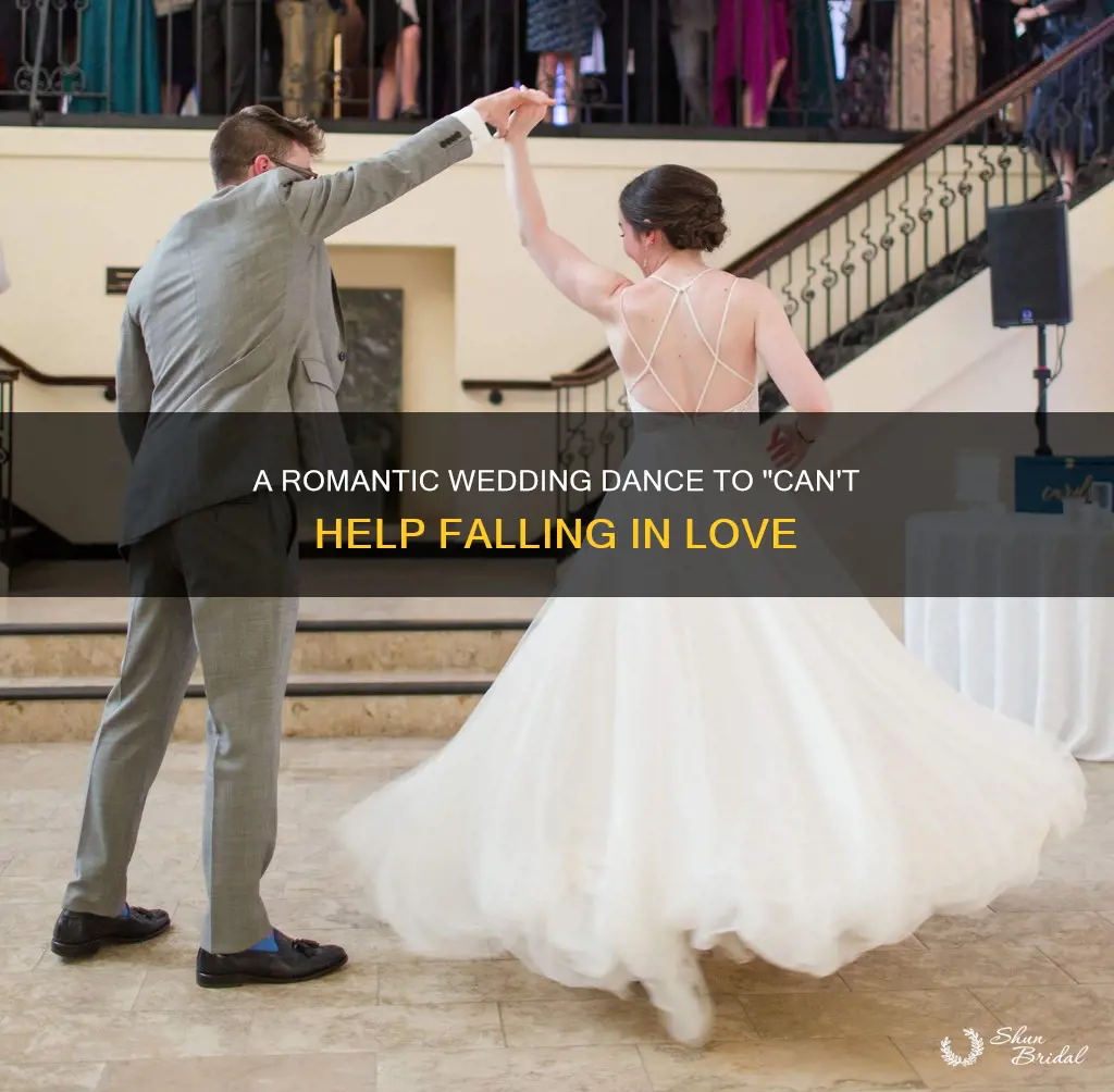 can t help falling in love wedding dance