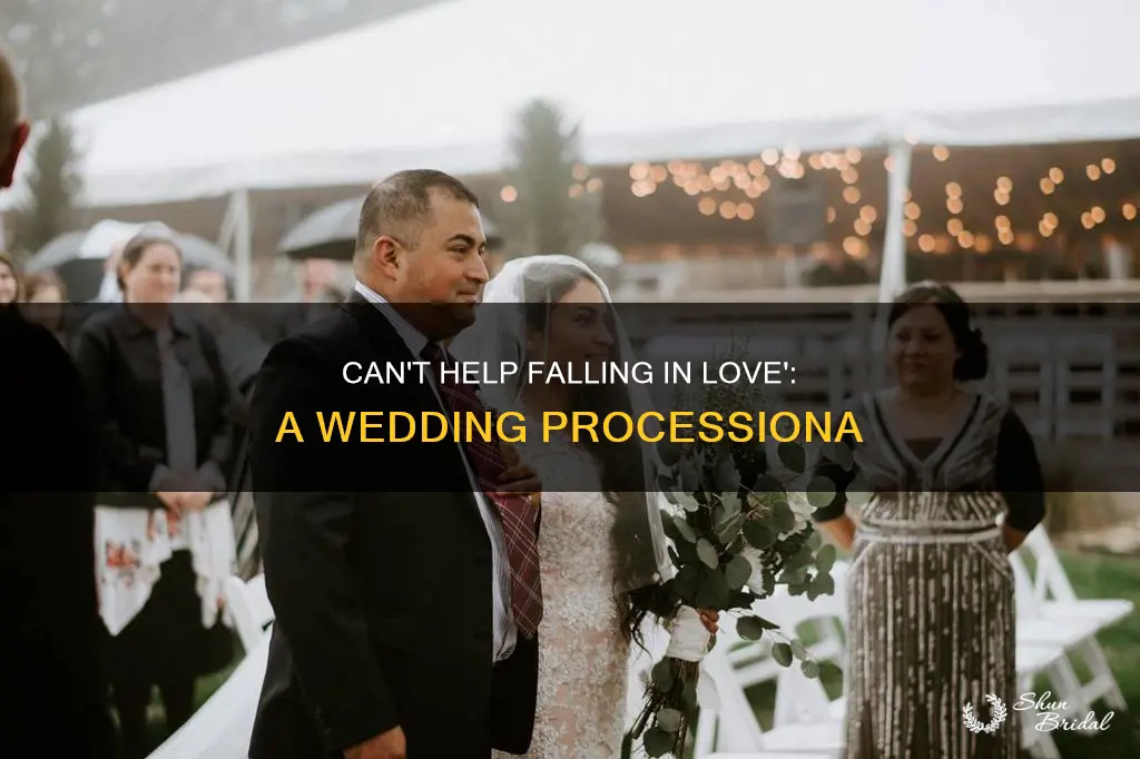 can t help falling in love wedding processional