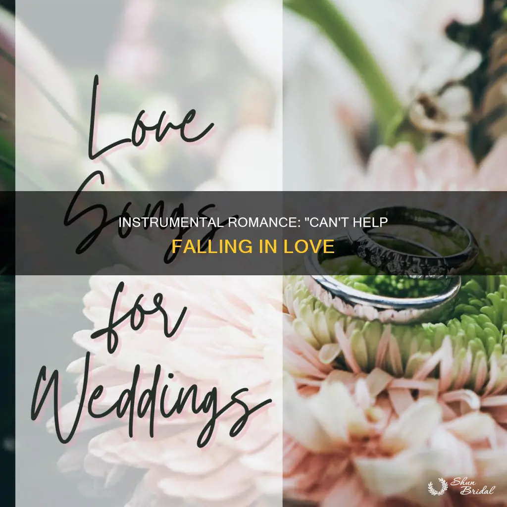 can t help falling in love with you instrumental wedding